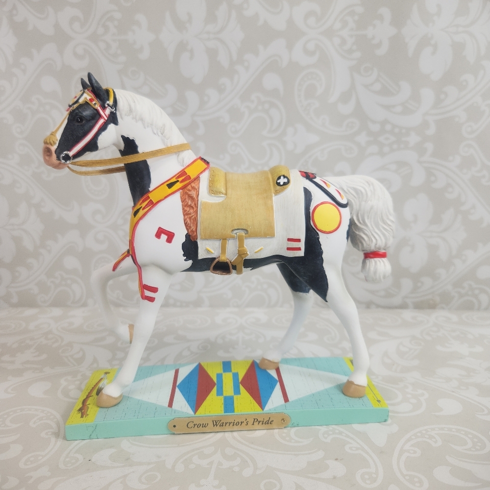 The Trail Of Painted Ponies 'Crow Warriors Pride' Figurine with Box